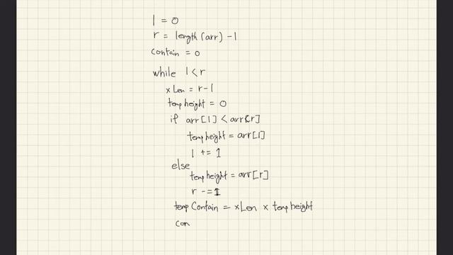 Container With Most Water (LeetCode #11) | Design & code (Java & Python) coding interview question смотреть онлайн