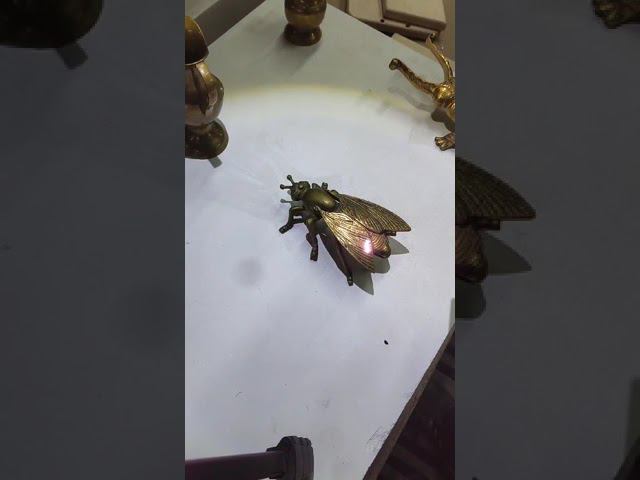 #Импульсный Лазер 200 W очистка фигурки из металла#lasercutting #lasercleaning #laserwelding