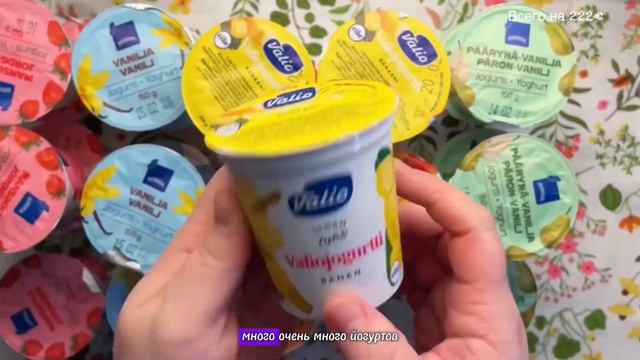 Минизаказ продуктов из Prisma на 222€ город Вааса Финляндия смотреть онлайн