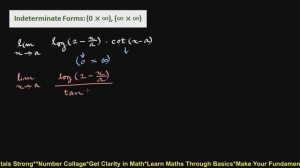 Indeterminate Forms Part 3 I Zero multiplied Infinity I Infinity Minus Infinity Form I Engg. Maths