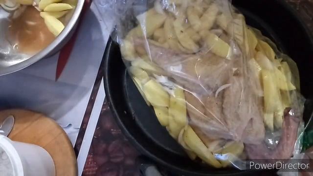 Что приготовить на ужин Курица с Картошкой в рукаве!!!