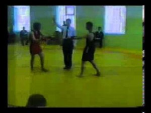 Бой. Козловский Алексей, чемпионат Витебской области по Саньда конец 90