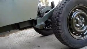 Виллис мини    Установка кузова на раму