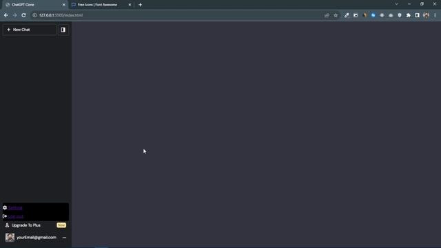 Create a ChatGPT UI by using Pure HTML, CSS, & JavaScript | MS Webco