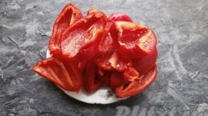 Острый салат из болгарского перца на зиму