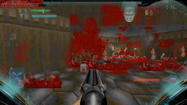 Doom 1993 Mod - (Meatgrinder + CatsVisor HUD) Gameplay Прохождение (Без Комментариев) - Часть 1