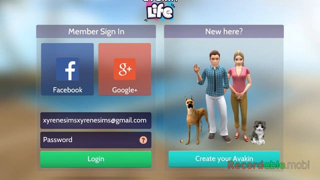 No password no avakin life