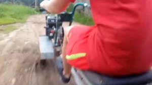 Покатушки на мотоблоке