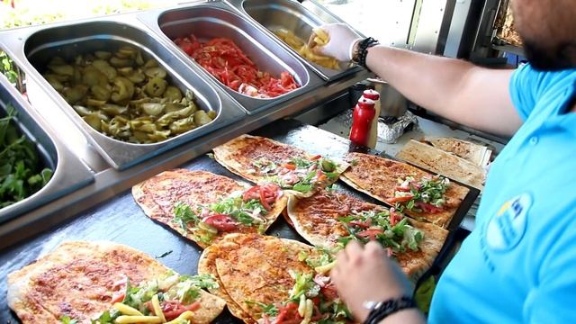 $1 Street Food In Turkey - Shawarma Doner Kebab - Turkish Street Food смотреть онлайн