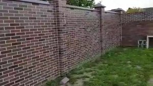 забор из лего кирпича