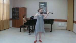 Wieniawski Violin concert №2 in D minor оp.22 part 2, Аполлинария Безгодова, скрипка