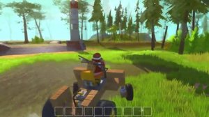 Scrap mechanic - Гайд - Как построить машину - Авто с хорошим управлением - #1