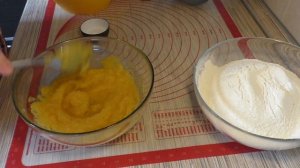 Кекс с творогом и тыквой