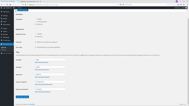 Eine Login und Registrieren Seite in Wordpress erstellen смотреть онлайн