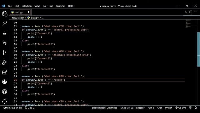 Make your own python computer quiz game...(tut_3)....#python_quiz