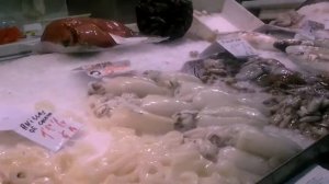 Морепродукты на Центральном рынке в Валенсии