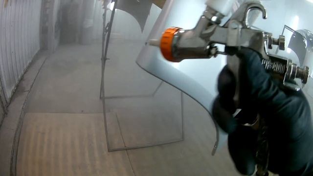 Краскопульт ИВАТА LPH-400. Лакировка.