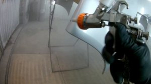 Краскопульт ИВАТА LPH-400. Лакировка.