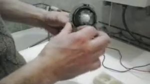 ?1.1 Проверка насоса стиральной машинки ZANUSSI FA1032. Запуск насоса от 220 V