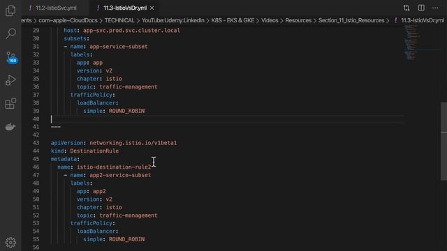 11 7 Lab VirtualService & DestinationRules Part 1 смотреть онлайн