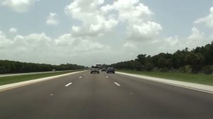 США(часть.42)Скоростной хайвей-75 к городу Naples_юг штата Florida