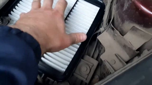 Замена воздушного фильтра