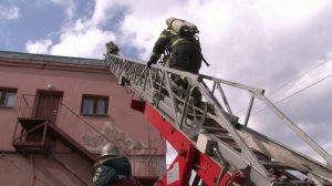 В Курске состоялись пожарно-тактические учения