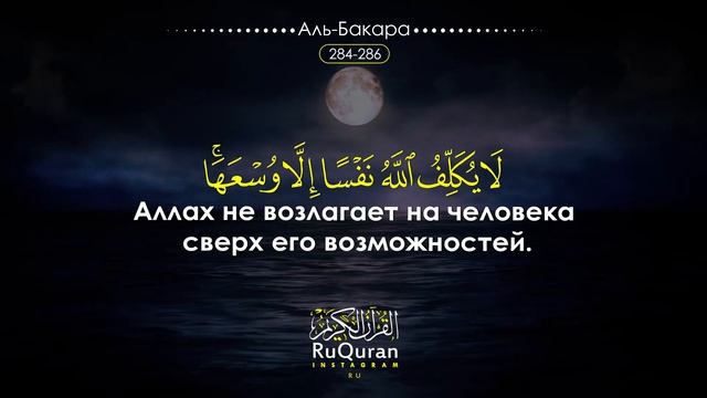 Аллаху принадлежит то, что на небесах, и то, что на земле. (Омар Хишам - Бакара) Аяты Перед сном смотреть онлайн