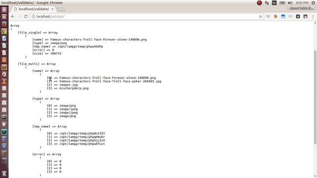 PHP Validation Advanced 1.06 -  $_FILES Array Structure