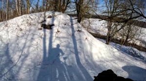 Прорываемся на фэтбайке до Рыбхоза2.0.Дороги нет одни направления.3 марта 2022 года.