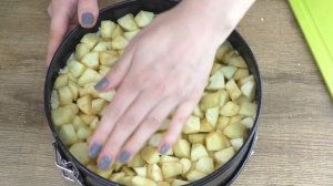 Вместо Обычной ШАРЛОТКИ - Вкусный Насыпной Пирог с Яблоками! ВСЯ семья в Восторге! Простой Рецепт!