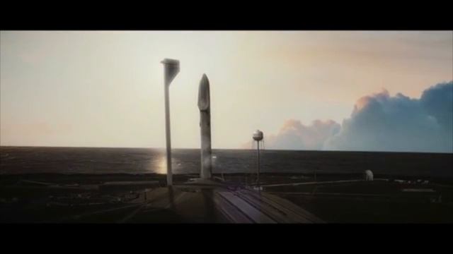 Видео путешествие межпланетного корабля   SpaceX на марс