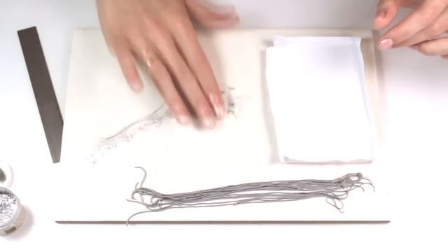 Колье-воротник в стиле point to point из FIMO смотреть онлайн