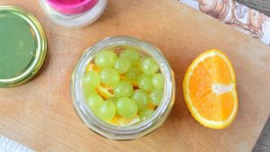 Компот из винограда и апельсинов на зиму