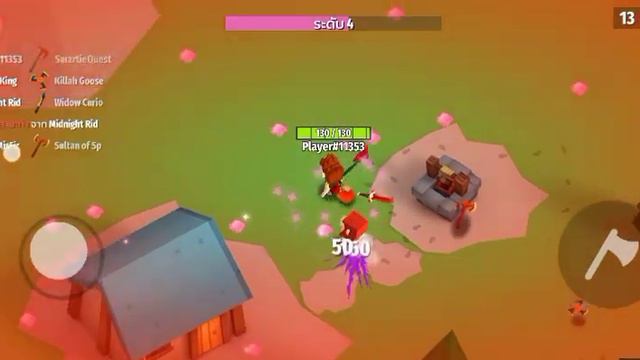 การต่อสู้ของมือใหม่ในเกมAxes.io смотреть онлайн