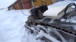 Самодельный снегоход