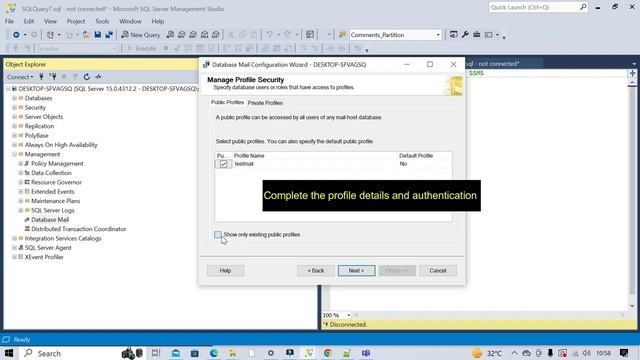 How to configure Database MAIL on SQL Server 2019? смотреть онлайн
