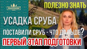 Сколько длиться усадка сруба деревянного дома? Профессиональные советы как сделать чтобы бревно не п