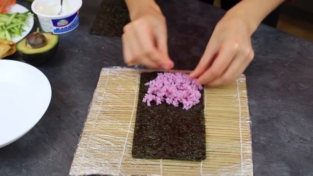 Готовлю РАЗНОЦВЕТНЫЕ РОЛЛЫ, натуральные красители! Как приготовить суши роллы дома?
