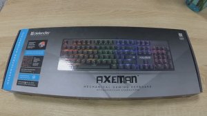 ОБЗОР DEFENDER AXEMAN GK-302 | Игровая механическая клавиатура