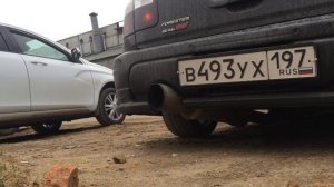 Subaru Forester sf5 s11 выхлоп exhaust