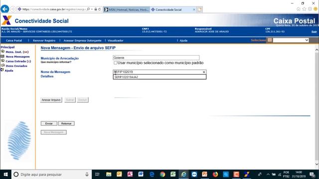 SCESGO - Passo a Passo de Como Enviar SEFIP & GRRF pelo Conectividade Social ICP смотреть онлайн
