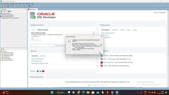 How to connect Oracle DB by using SQL Developer #oracle11g #sqldeveloper #oraclesql #oracledb