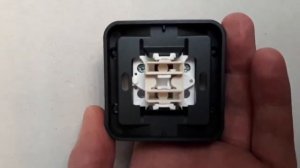 Выключатель Schneider Electric Blanca. Одноклавишный. Цвет антрацит. Для открытой проводки