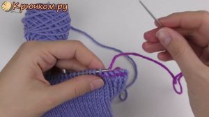 ПРОСТОЙ СПОСОБ! Закрытие лицевых петель иглой