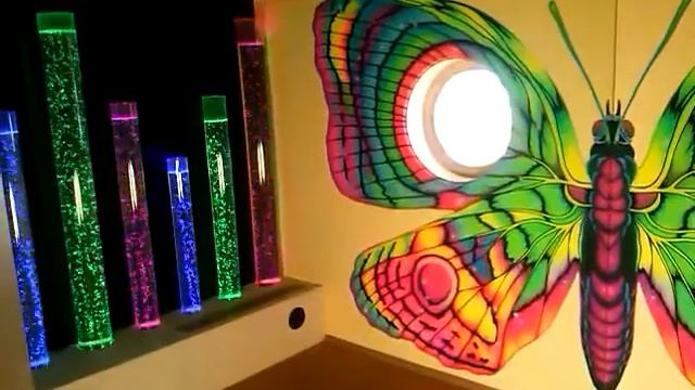 Пузырьковые колонны для сенсорной комнаты - АКВА-КОМНАТА смотреть онлайн