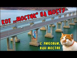 Крымский мост.Уникальные кадры.Шикарное ГРАФФИТИ на ОПОРЕ моста.Кот Мостик и его друзья.Красота