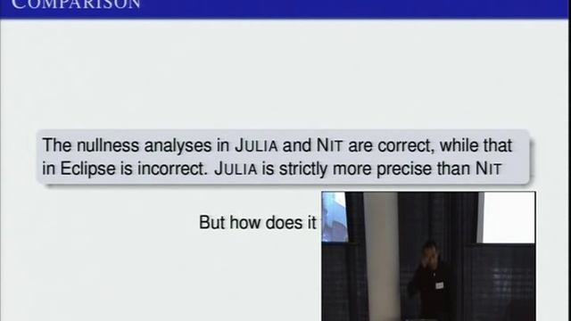 Nullness Analysis for Java смотреть онлайн