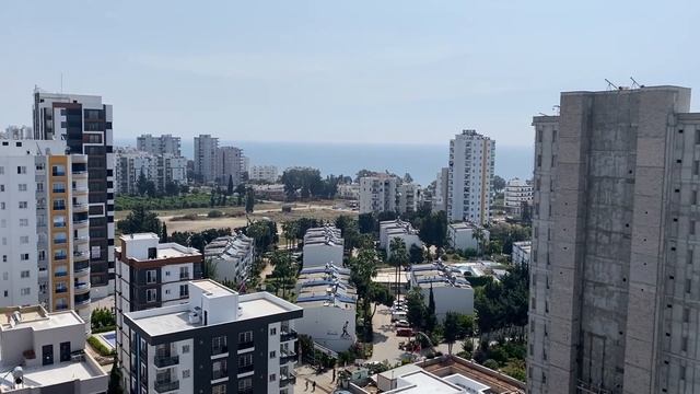3+1 КВАРТИРА С ПРЯМЫМ ВИДОМ НА МОРЕ / ВЫСОКИЙ ЭТАЖ / С МЕБЕЛЬЮ И ТЕХНИКОЙ / МЕРСИН ТУРЦИЯ