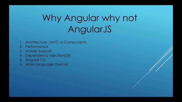 Angular 8 Tutorial - 1 : Difference between Angular and Angular JS